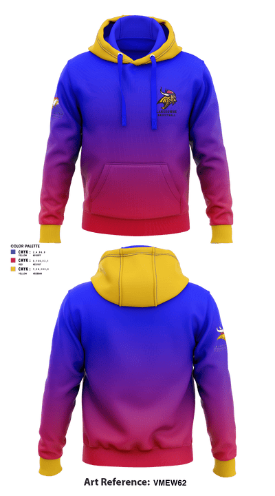 Lansdowne High School Basketball 63231289 Hoodie - 1