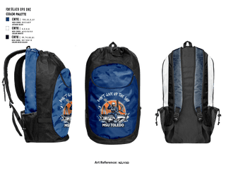Gear Bag, MSU Toledo, Coast Guard, Teamtime, Team time, sublimation, custom sports apparel, team uniforms, spirit wear, spiritwear, sports uniforms, custom shirts, team store, custom team store, fundraiser sports, apparel fundraiser