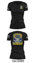 Connecticut State Police 53595968 Women's Short Sleeve V-neck Shirt - 23