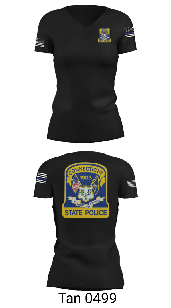 Women's Short Sleeve Vneck Shirt, , Police, Teamtime, Team time, sublimation, custom sports apparel, team uniforms, spirit wear, spiritwear, sports uniforms, custom shirts, team store, custom team store, fundraiser sports, apparel fundraiser