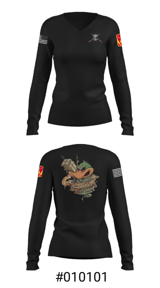 Women's Long Sleeve Vneck Shirt, , Army, Teamtime, Team time, sublimation, custom sports apparel, team uniforms, spirit wear, spiritwear, sports uniforms, custom shirts, team store, custom team store, fundraiser sports, apparel fundraiser