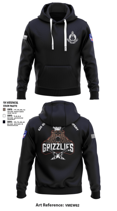 626 Quartermaster Company 65274305 Hoodie - 3