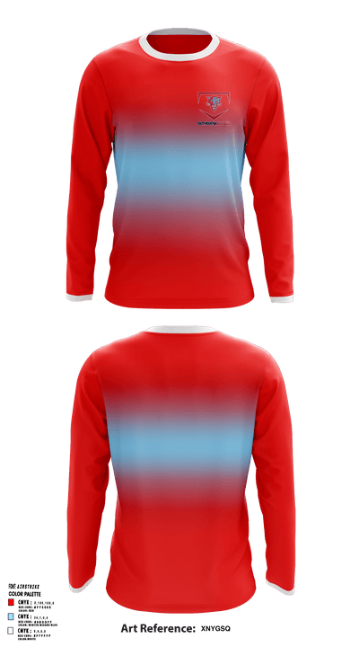 South Mountain High School Baseball 90737696 Long Sleeve Performance Shirt - 1