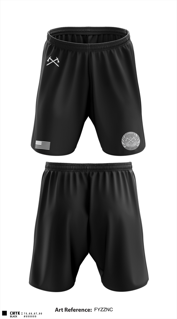Athletic Shorts With Pockets, A/92 ÇA, Army, Teamtime, Team time, sublimation, custom sports apparel, team uniforms, spirit wear, spiritwear, sports uniforms, custom shirts, team store, custom team store, fundraiser sports, apparel fundraiser