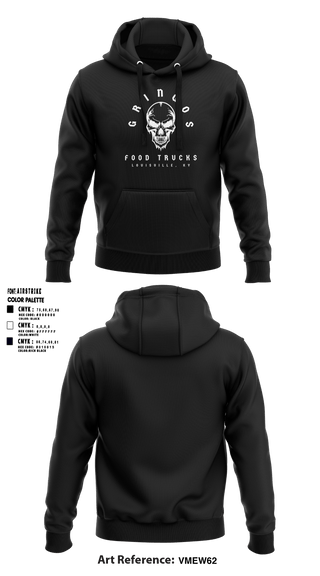 Hoodie, Gringos Food Trucks, , Teamtime, Team time, sublimation, custom sports apparel, team uniforms, spirit wear, spiritwear, sports uniforms, custom shirts, team store, custom team store, fundraiser sports, apparel fundraiser