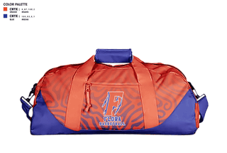 Duffle Bag, Flora High School Basketball, Men's Basketball, Teamtime, Team time, sublimation, custom sports apparel, team uniforms, spirit wear, spiritwear, sports uniforms, custom shirts, team store, custom team store, fundraiser sports, apparel fundraiser