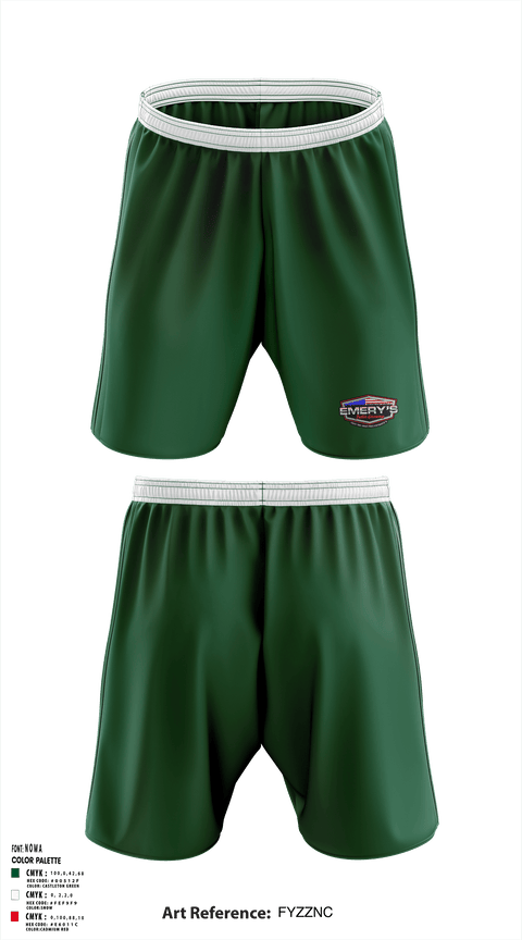 Athletic Shorts With Pockets, Emery’s Gutter Cleaning, , Teamtime, Team time, sublimation, custom sports apparel, team uniforms, spirit wear, spiritwear, sports uniforms, custom shirts, team store, custom team store, fundraiser sports, apparel fundraiser