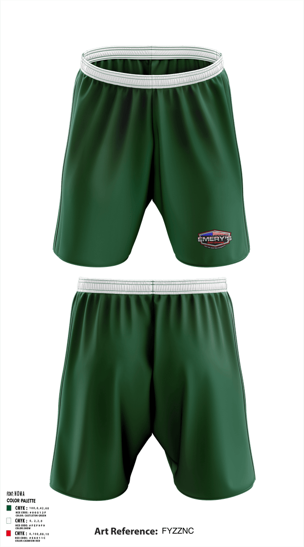 Athletic Shorts With Pockets, Emery’s Gutter Cleaning, , Teamtime, Team time, sublimation, custom sports apparel, team uniforms, spirit wear, spiritwear, sports uniforms, custom shirts, team store, custom team store, fundraiser sports, apparel fundraiser