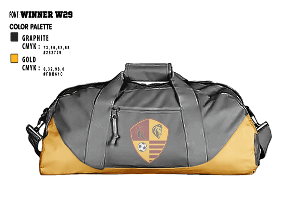 Duffle Bag, Shadow Ridge High School Soccer, Men's Soccer, Teamtime, Team time, sublimation, custom sports apparel, team uniforms, spirit wear, spiritwear, sports uniforms, custom shirts, team store, custom team store, fundraiser sports, apparel fundraiser