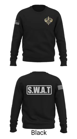 Crew Neck Sweatshirt, , Police, Teamtime, Team time, sublimation, custom sports apparel, team uniforms, spirit wear, spiritwear, sports uniforms, custom shirts, team store, custom team store, fundraiser sports, apparel fundraiser