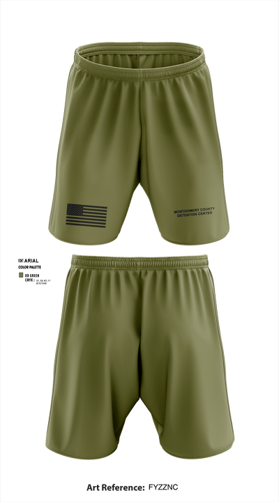 Montgomery County Detention Center 84583127 Athletic Shorts With Pockets - 2