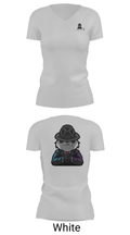 Young Meech 97111750 Women's Short Sleeve V-neck Shirt - 7