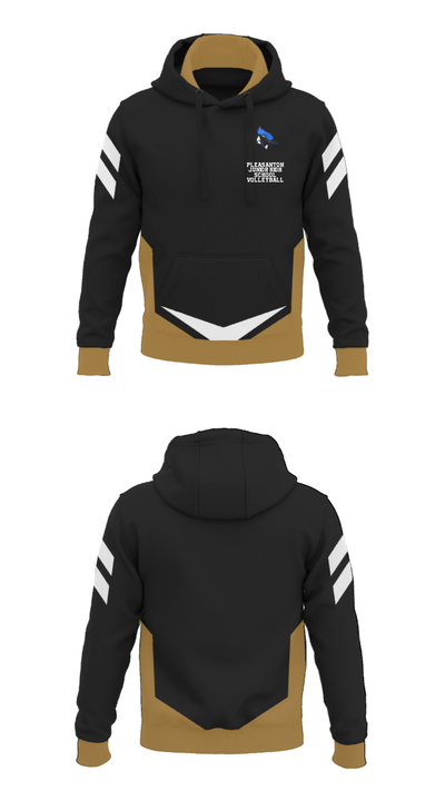 Pleasanton Junior High School Volleyball 63768605 Hoodie - 4