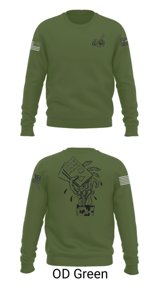 Crew Neck Sweatshirt, , National Guard, Teamtime, Team time, sublimation, custom sports apparel, team uniforms, spirit wear, spiritwear, sports uniforms, custom shirts, team store, custom team store, fundraiser sports, apparel fundraiser