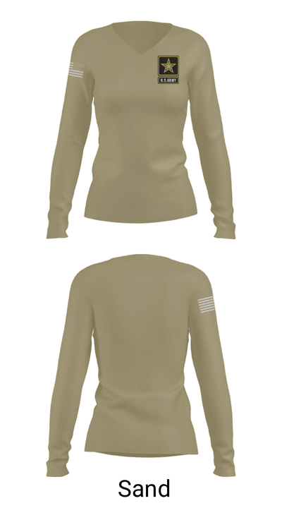 Blueridge Dustoff 69813130 Women's Long Sleeve V-neck Shirt - 42