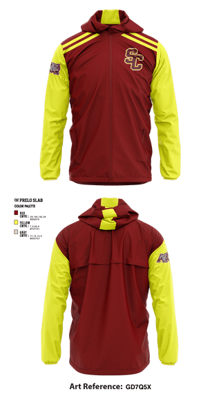 Windbreaker, St. Cloud Bulldogs, Football, Teamtime, Team time, sublimation, custom sports apparel, team uniforms, spirit wear, spiritwear, sports uniforms, custom shirts, team store, custom team store, fundraiser sports, apparel fundraiser