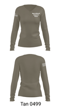 Operational Support Team 51085680 Women's Long Sleeve V-neck Shirt - 40