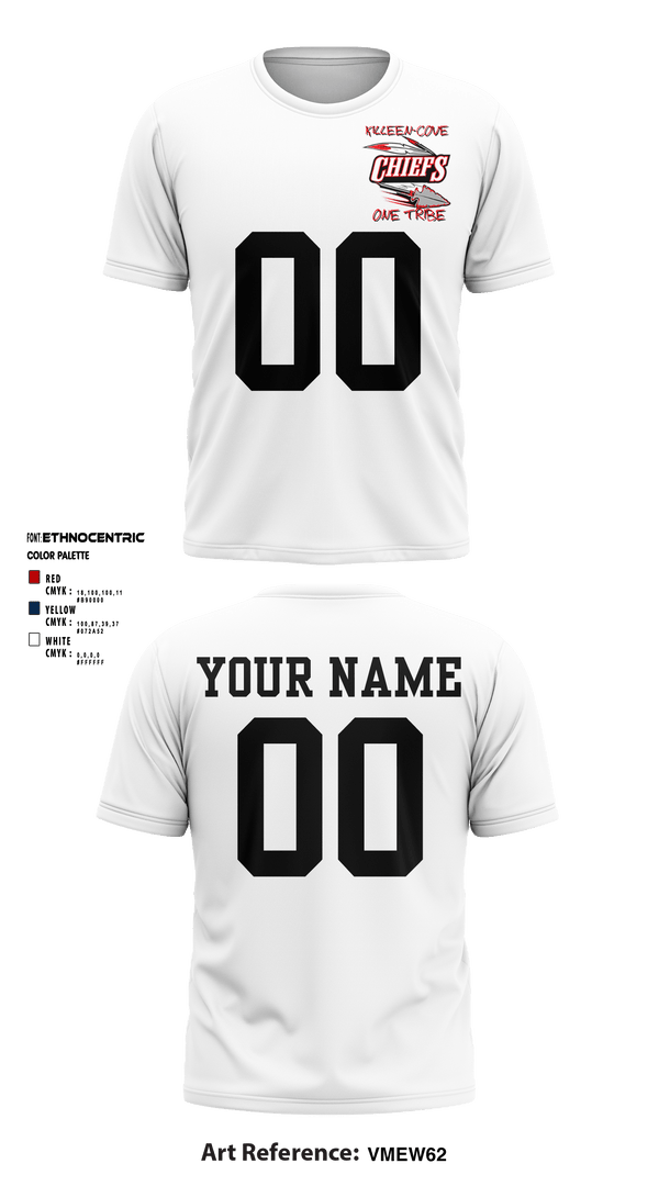 Short Sleeve Performance Shirt, Copperas Chiefs, Football, Teamtime, Team time, sublimation, custom sports apparel, team uniforms, spirit wear, spiritwear, sports uniforms, custom shirts, team store, custom team store, fundraiser sports, apparel fundraiser