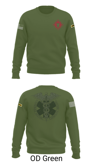 Crew Neck Sweatshirt, , Army, Teamtime, Team time, sublimation, custom sports apparel, team uniforms, spirit wear, spiritwear, sports uniforms, custom shirts, team store, custom team store, fundraiser sports, apparel fundraiser