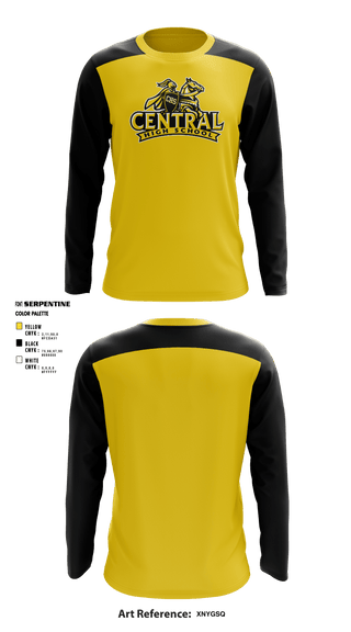 Long Sleeve Performance Shirt, Central High School, School Spirit Store, Teamtime, Team time, sublimation, custom sports apparel, team uniforms, spirit wear, spiritwear, sports uniforms, custom shirts, team store, custom team store, fundraiser sports, apparel fundraiser