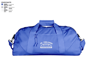 Duffle Bag, Orland Jr Trojans Football, Football, Teamtime, Team time, sublimation, custom sports apparel, team uniforms, spirit wear, spiritwear, sports uniforms, custom shirts, team store, custom team store, fundraiser sports, apparel fundraiser
