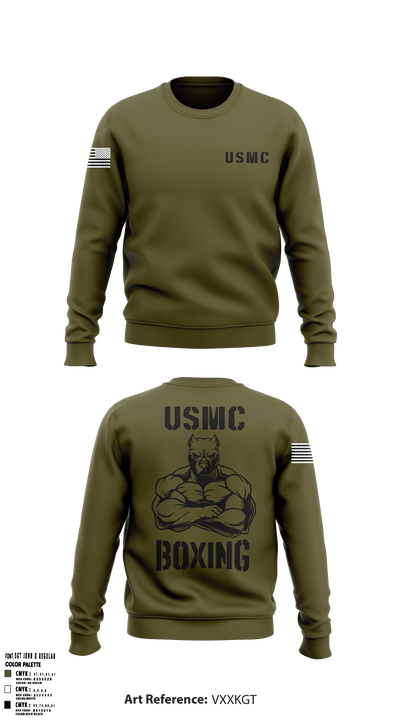 Marine corps boxing 8713175 Crew Neck Sweatshirt - 1