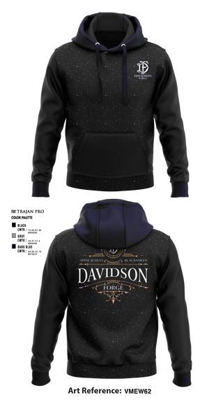 Hoodie, Davidson Forge, , Teamtime, Team time, sublimation, custom sports apparel, team uniforms, spirit wear, spiritwear, sports uniforms, custom shirts, team store, custom team store, fundraiser sports, apparel fundraiser