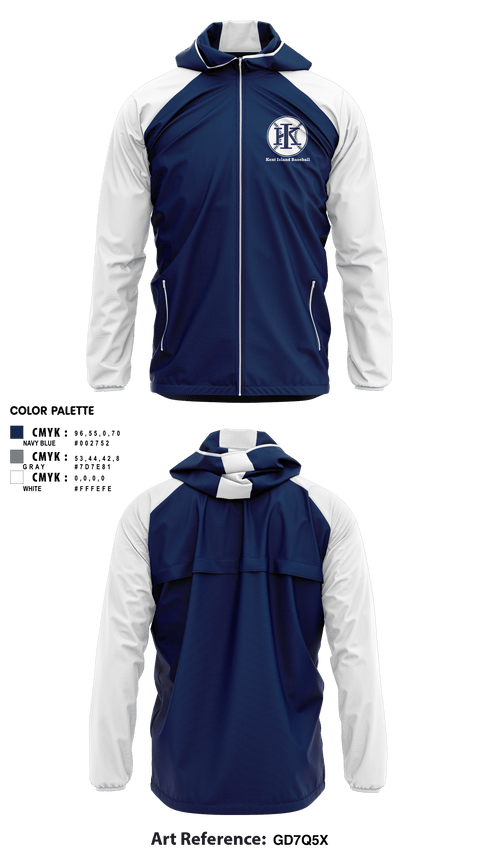 Windbreaker, Kent Island Baseball, Baseball, Teamtime, Team time, sublimation, custom sports apparel, team uniforms, spirit wear, spiritwear, sports uniforms, custom shirts, team store, custom team store, fundraiser sports, apparel fundraiser