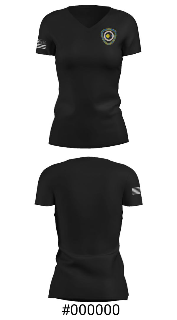 Women's Short Sleeve Vneck Shirt, , Police, Teamtime, Team time, sublimation, custom sports apparel, team uniforms, spirit wear, spiritwear, sports uniforms, custom shirts, team store, custom team store, fundraiser sports, apparel fundraiser