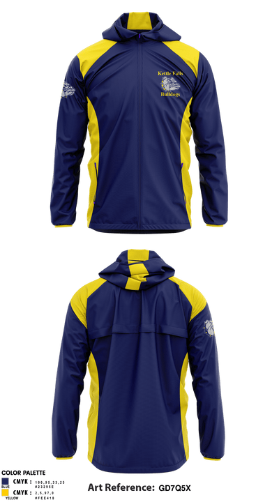 Kettle Falls High School Cheer 36977545 Windbreaker - 2