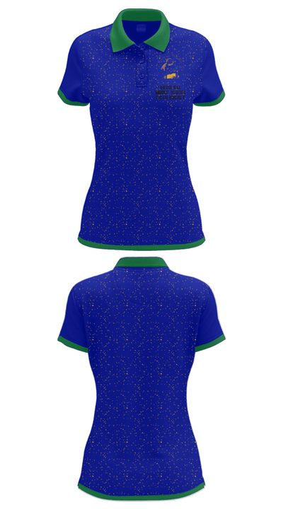 Broughal Middle School Field Hockey 85462372 Women's Short Sleeve Performance Polo  - 19