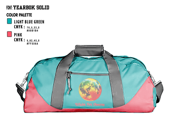 Duffle Bag, Water For Crowns, , Teamtime, Team time, sublimation, custom sports apparel, team uniforms, spirit wear, spiritwear, sports uniforms, custom shirts, team store, custom team store, fundraiser sports, apparel fundraiser