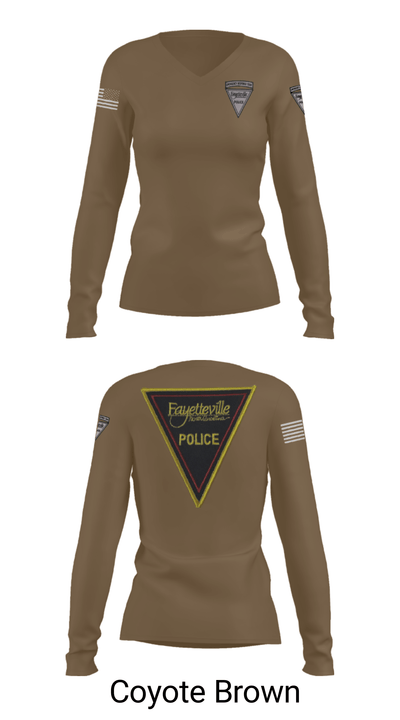 Emergency Response Team 1130693 Women's Long Sleeve V-neck Shirt - 15