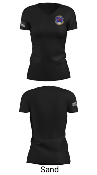 Women's Short Sleeve Vneck Shirt, , Air Force, Teamtime, Team time, sublimation, custom sports apparel, team uniforms, spirit wear, spiritwear, sports uniforms, custom shirts, team store, custom team store, fundraiser sports, apparel fundraiser