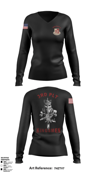 Women's Long Sleeve Vneck Shirt, , Army, Teamtime, Team time, sublimation, custom sports apparel, team uniforms, spirit wear, spiritwear, sports uniforms, custom shirts, team store, custom team store, fundraiser sports, apparel fundraiser