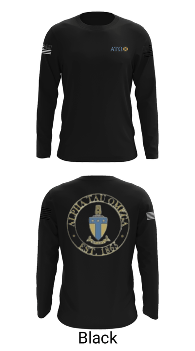 Alpha tau omega 13978361 Long Sleeve Performance Shirt - 19