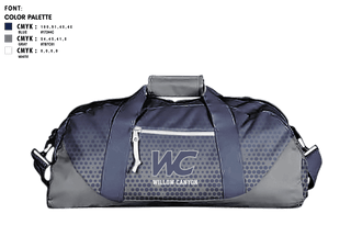 Duffle Bag, Willow Canyon High School Dance, Spirit Store, Teamtime, Team time, sublimation, custom sports apparel, team uniforms, spirit wear, spiritwear, sports uniforms, custom shirts, team store, custom team store, fundraiser sports, apparel fundraiser