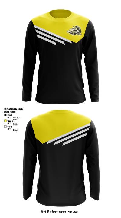 Bunceton R-IV High School 59892902 Long Sleeve Performance Shirt - 1