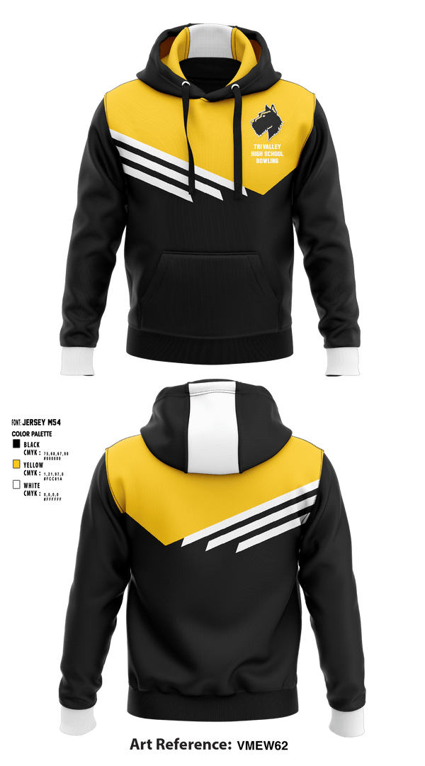 Hoodie, Tri-Valley High School Bowling, Bowling, Teamtime, Team time, sublimation, custom sports apparel, team uniforms, spirit wear, spiritwear, sports uniforms, custom shirts, team store, custom team store, fundraiser sports, apparel fundraiser