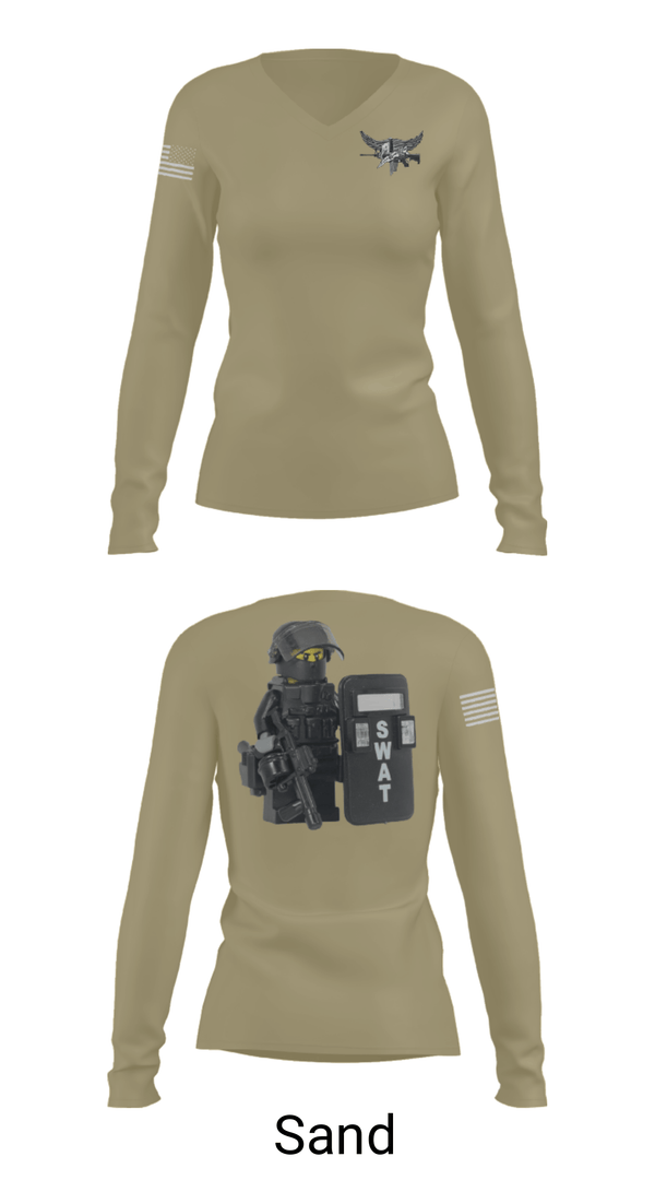 Women's Long Sleeve Vneck Shirt, , , Teamtime, Team time, sublimation, custom sports apparel, team uniforms, spirit wear, spiritwear, sports uniforms, custom shirts, team store, custom team store, fundraiser sports, apparel fundraiser