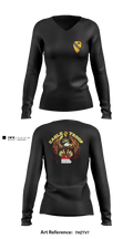 Eagle troop 9622358 Women's Long Sleeve V-neck Shirt - 1