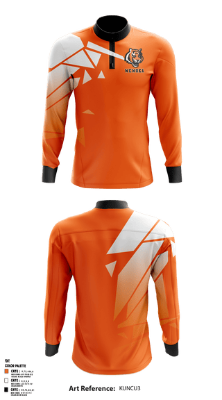 Quarter Zip Jacket, Wewoka High School, Spirit Store, Teamtime, Team time, sublimation, custom sports apparel, team uniforms, spirit wear, spiritwear, sports uniforms, custom shirts, team store, custom team store, fundraiser sports, apparel fundraiser