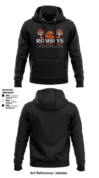 Hoodie, Ramsey’s landscaping & moreRamsey’s landscaping & more, , Teamtime, Team time, sublimation, custom sports apparel, team uniforms, spirit wear, spiritwear, sports uniforms, custom shirts, team store, custom team store, fundraiser sports, apparel fundraiser