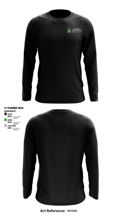 St Pauls Evangelical Lutheran School 11687523 Long Sleeve Performance Shirt - 1