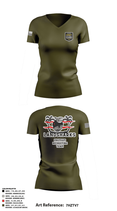 22ND RRB 50594442 Women's Short Sleeve V-neck Shirt - 52