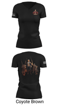 6th BEB Elk Forward  Support Company 17164006 Women's Short Sleeve V-neck Shirt - 20