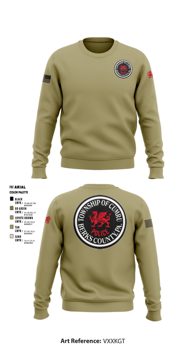 Cumru Township Police Department 51798017 Crew Neck Sweatshirt - 4