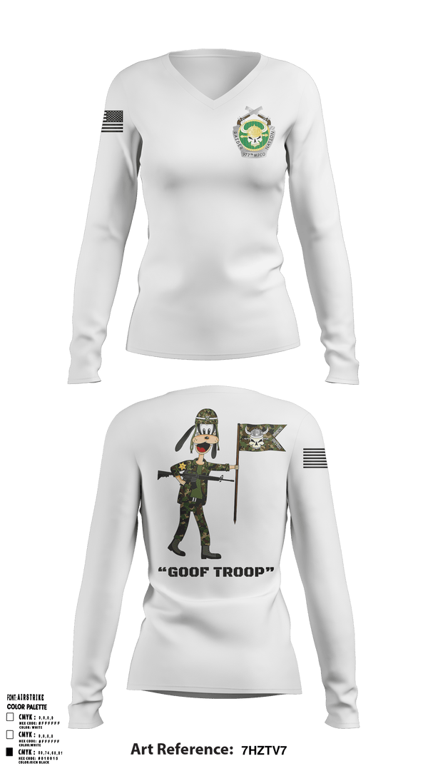 Women's Long Sleeve Vneck Shirt, , Army, Teamtime, Team time, sublimation, custom sports apparel, team uniforms, spirit wear, spiritwear, sports uniforms, custom shirts, team store, custom team store, fundraiser sports, apparel fundraiser