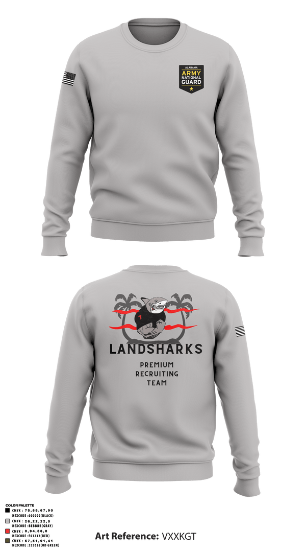 Crew Neck Sweatshirt, , National Guard, Teamtime, Team time, sublimation, custom sports apparel, team uniforms, spirit wear, spiritwear, sports uniforms, custom shirts, team store, custom team store, fundraiser sports, apparel fundraiser