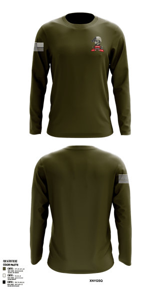 Long Sleeve Performance Shirt, , Army, Teamtime, Team time, sublimation, custom sports apparel, team uniforms, spirit wear, spiritwear, sports uniforms, custom shirts, team store, custom team store, fundraiser sports, apparel fundraiser
